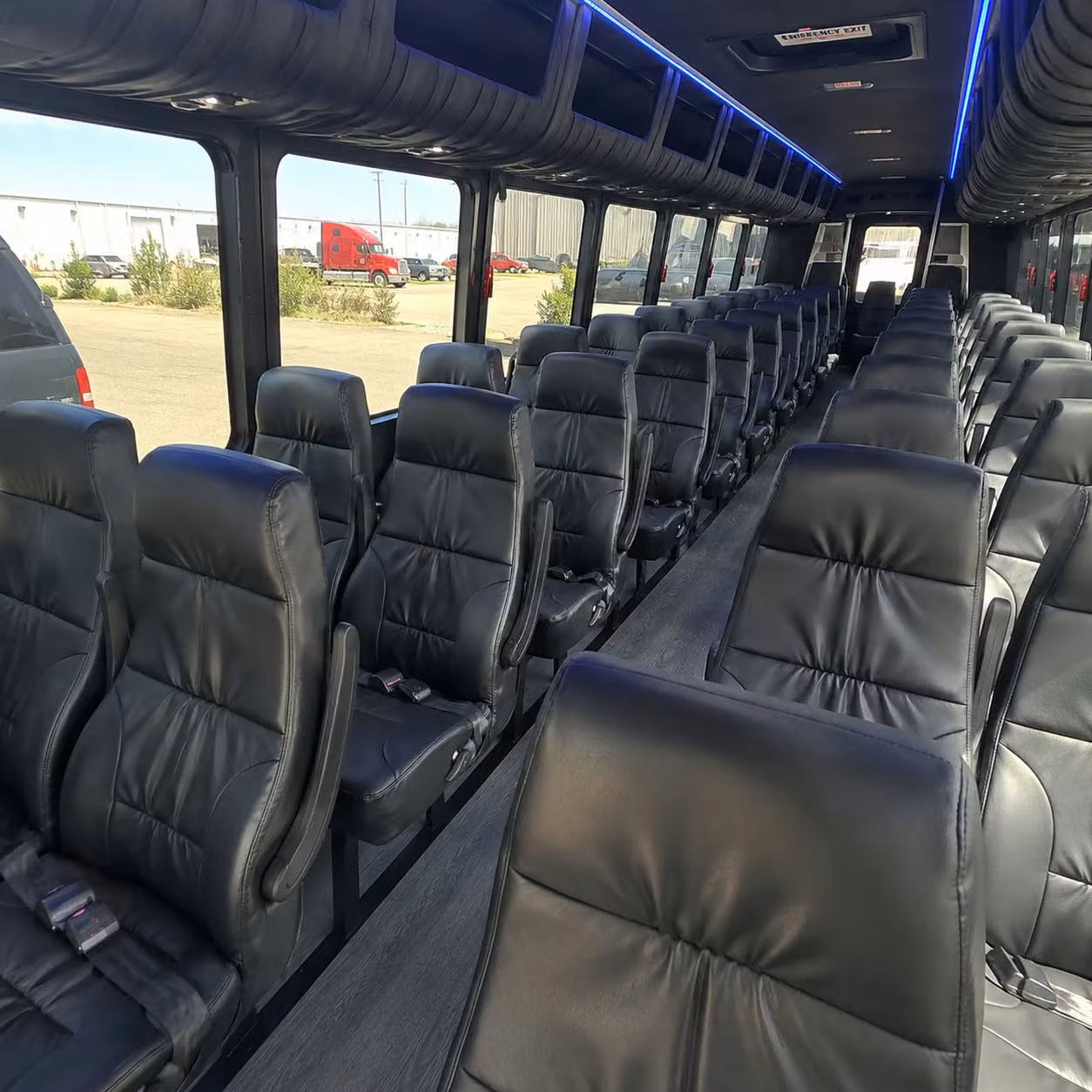 28 passenger minibus inside