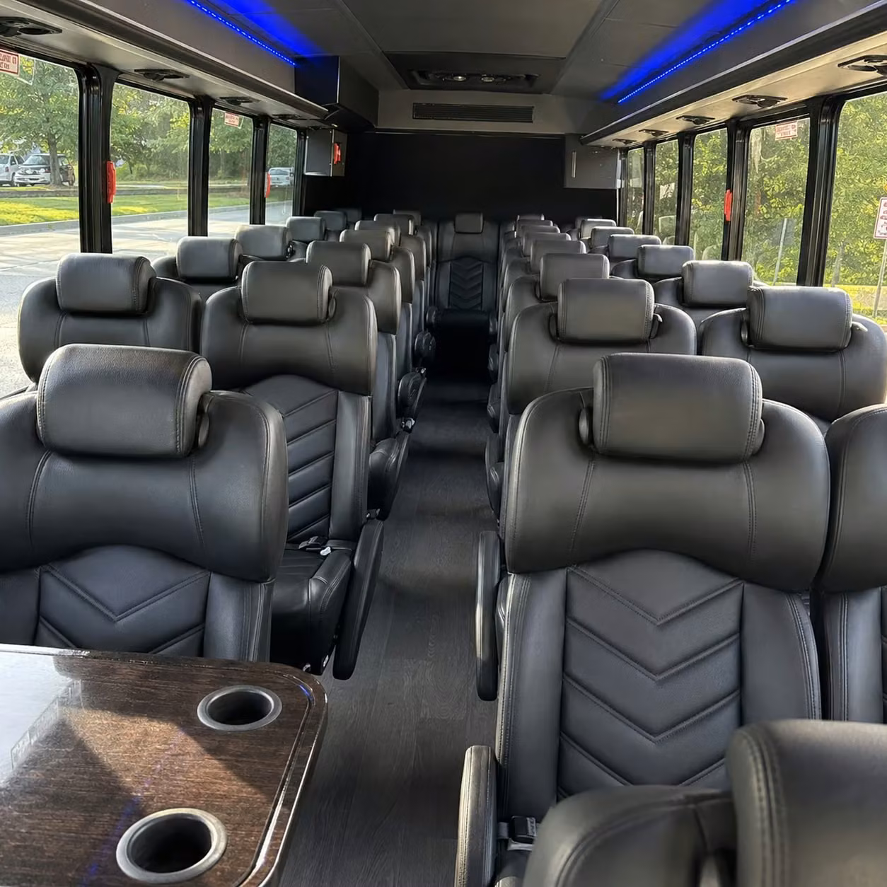30 passenger minibus interior