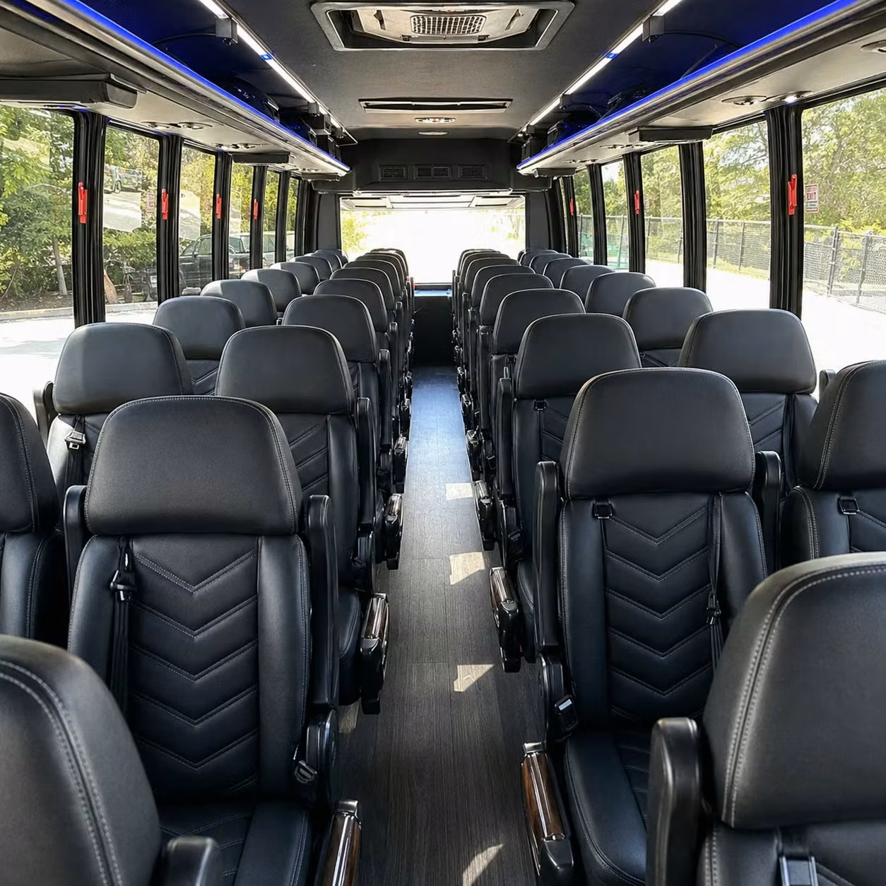 35 passenger minibus inside