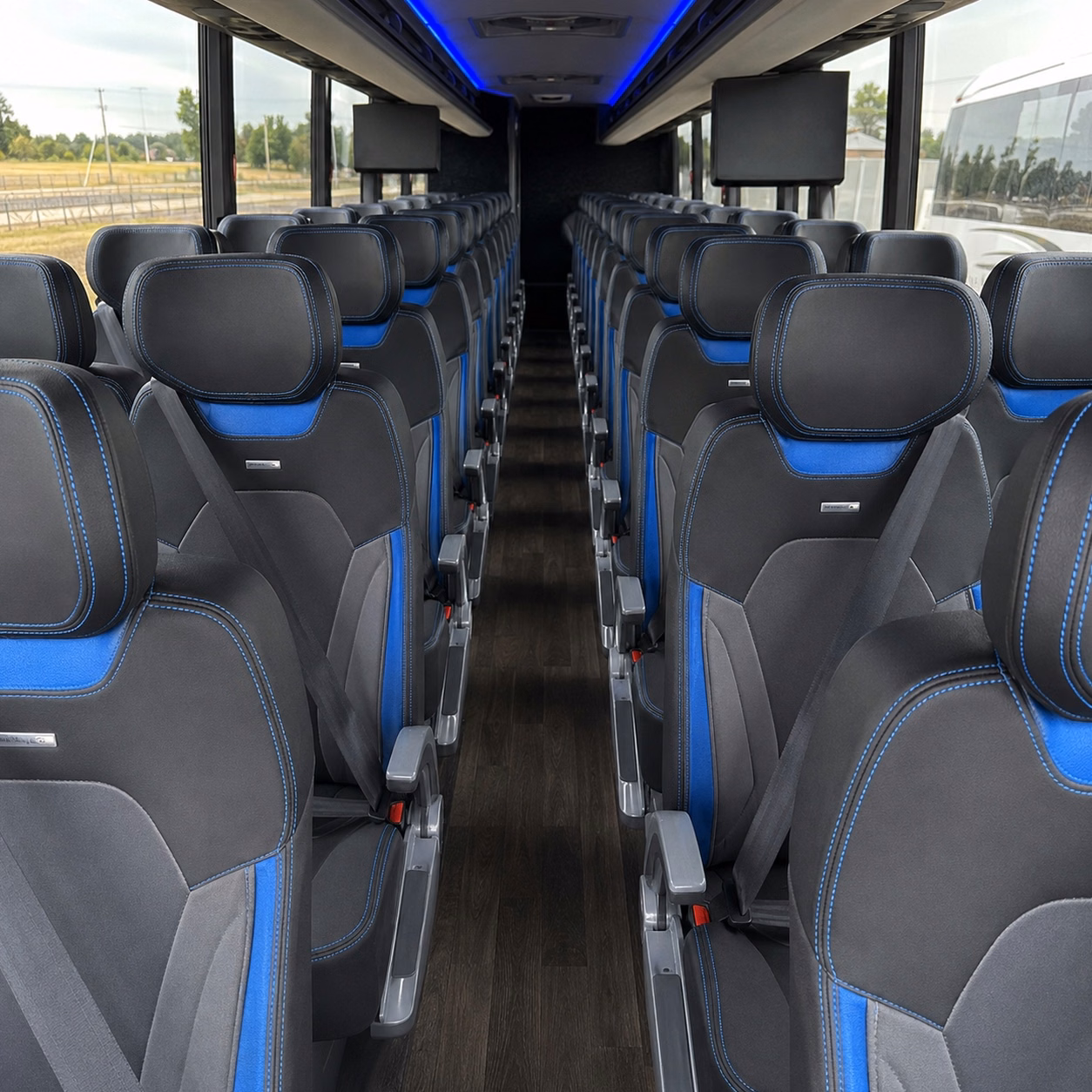 charter buses for large stockton prom groups traveling together