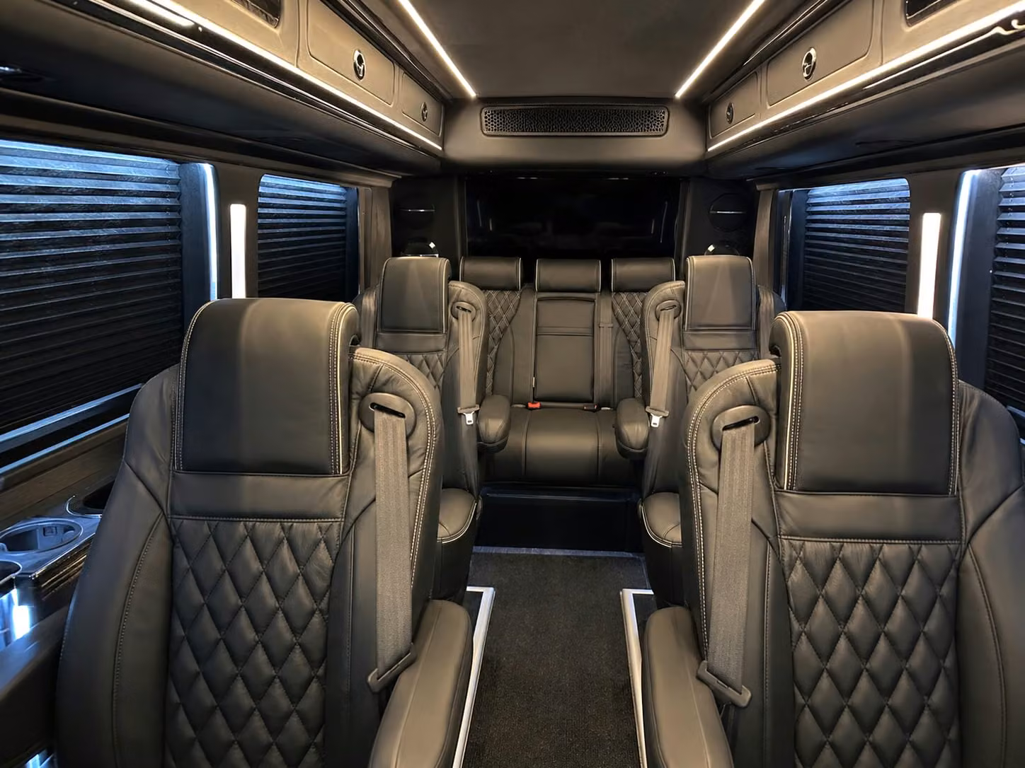 sprinter van with driver interior
