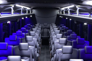 Stockton Charter Bus Interior