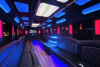 Stockton Limousine Bus Interior