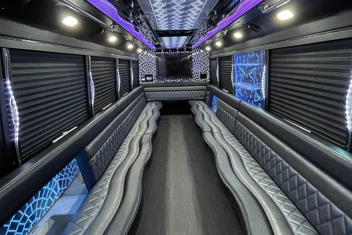 Stockton Party Bus Interior